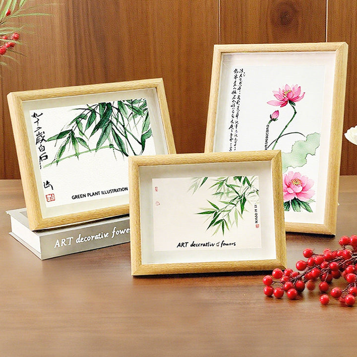 Artistic Flower Illustration Picture Frame