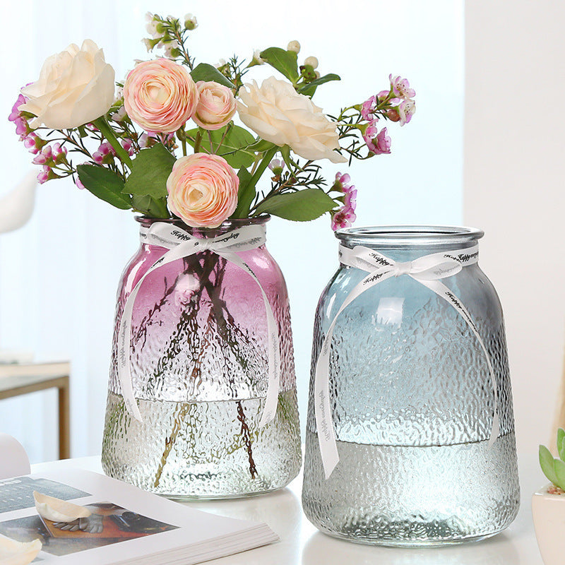Textured Glass Storage Jar