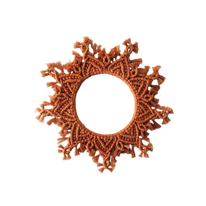 Decorative Macrame Wall Mirror
