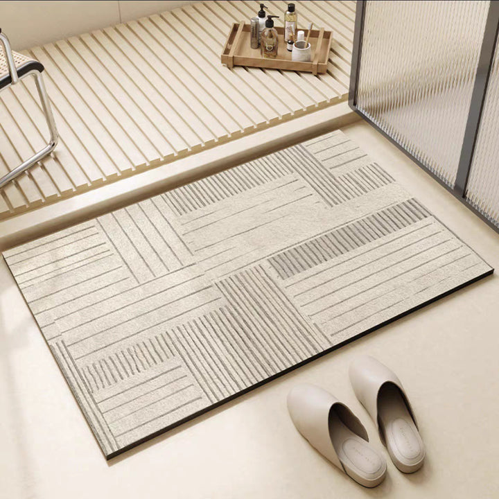 Modern Abstract Pattern Bath Mat for Bathroom