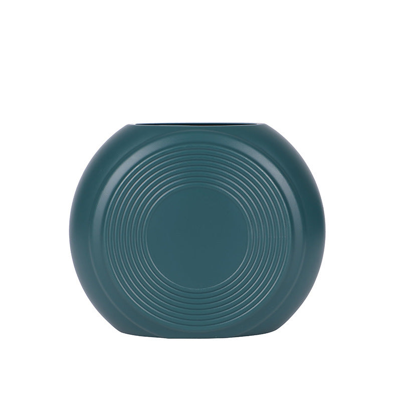 Artistic Round Decorative Planter