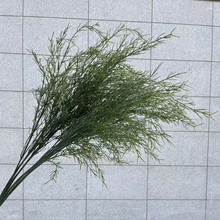 Decorative art branch with fine leaves