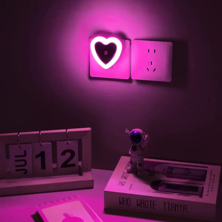 LED Heart-Shaped Night Light