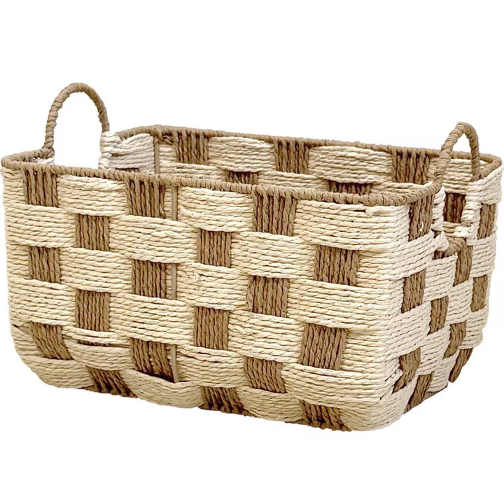 Handwoven storage basket