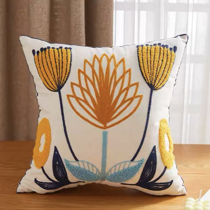 Textured Boho Throw Pillow