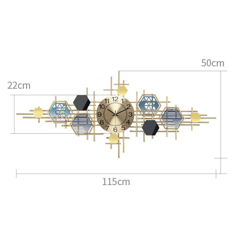 Geometric Wall Clock