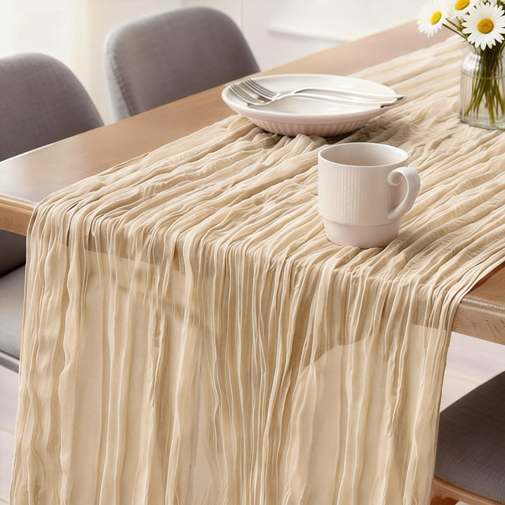 Wo Soft Chiffon Table Runner