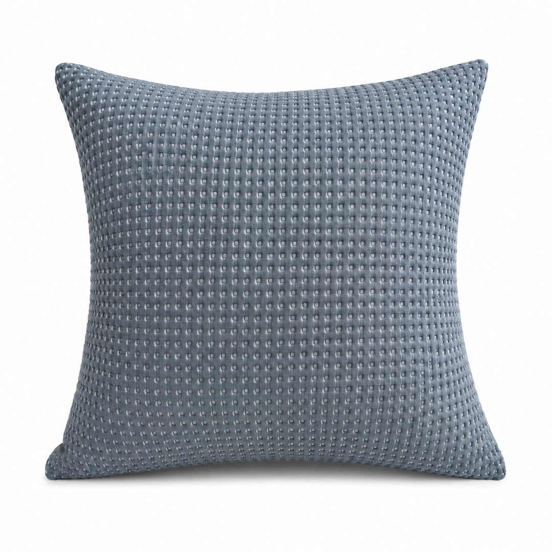 Textured Waffle Weave Throw Pillow