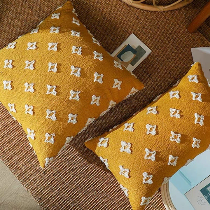 Textured Decorative Oblique Pattern Pillow