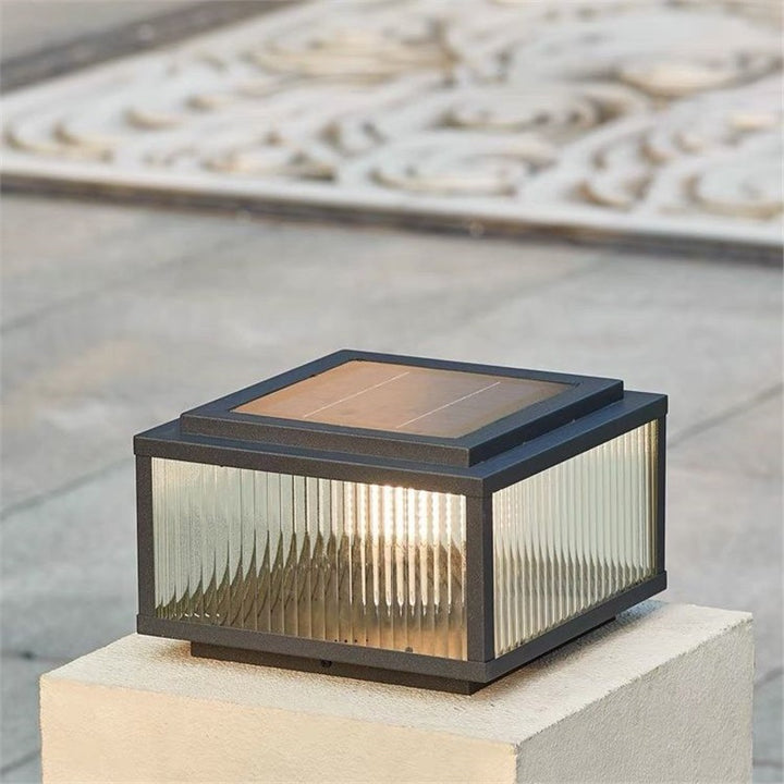 Solar-powered decorative lantern