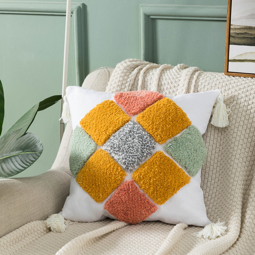 Textured Decorative Accent Throw Pillow