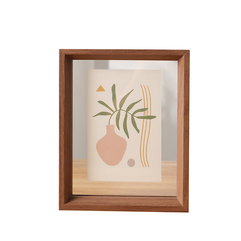 Framed Abstract Plant Art