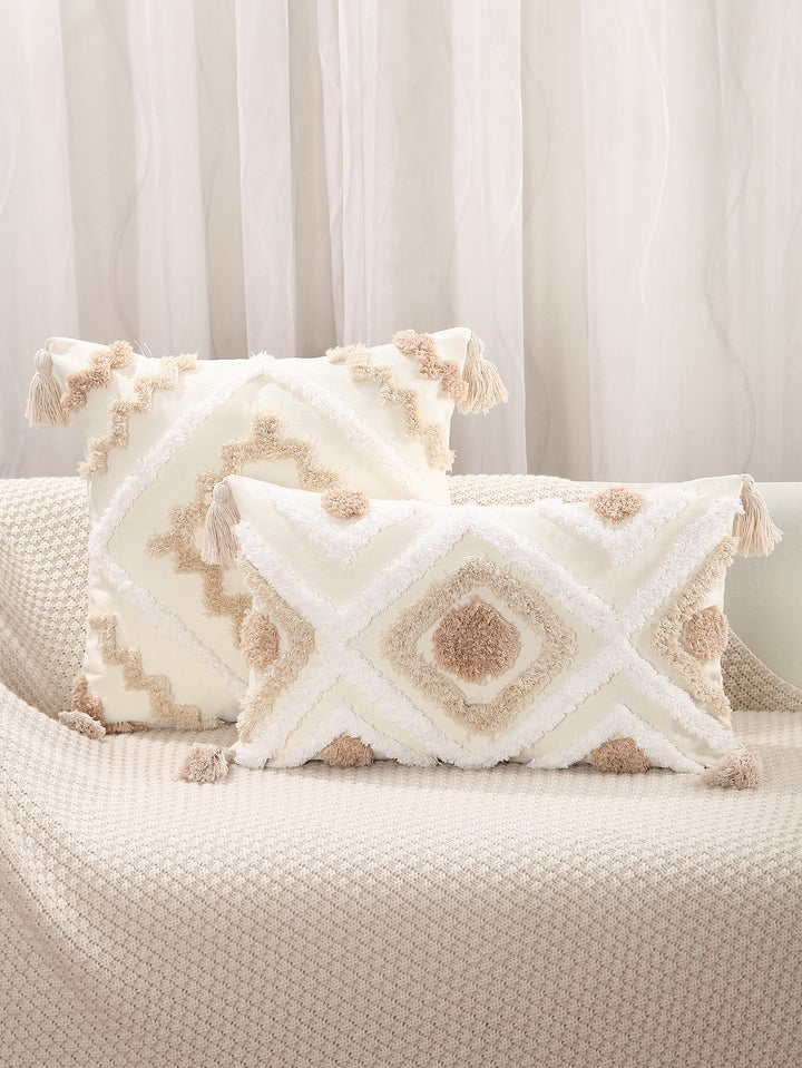 Artistic Textured Throw Pillow