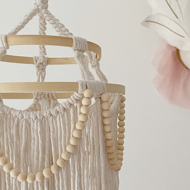 Bohemian Macrame Hanging Light