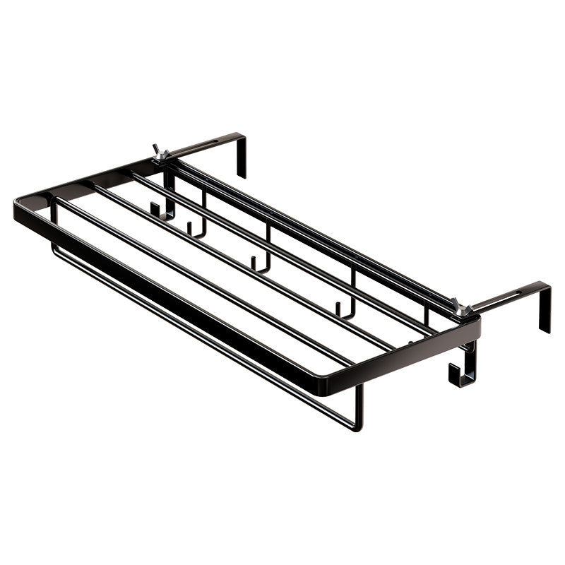 Radiator-Mounted Folding Drying Rack with Extendable Shoe Shelf and Multi-Hook Hanger