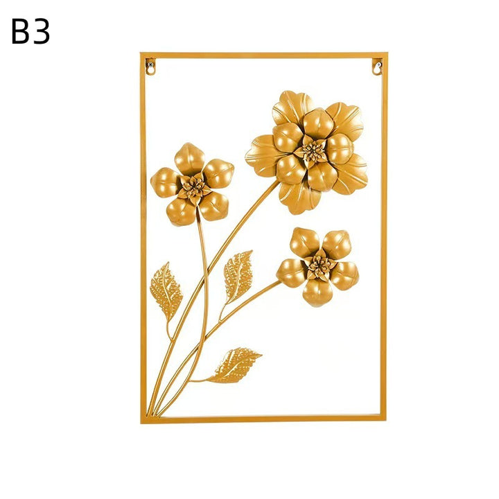 Floral Metal Wall Artwork