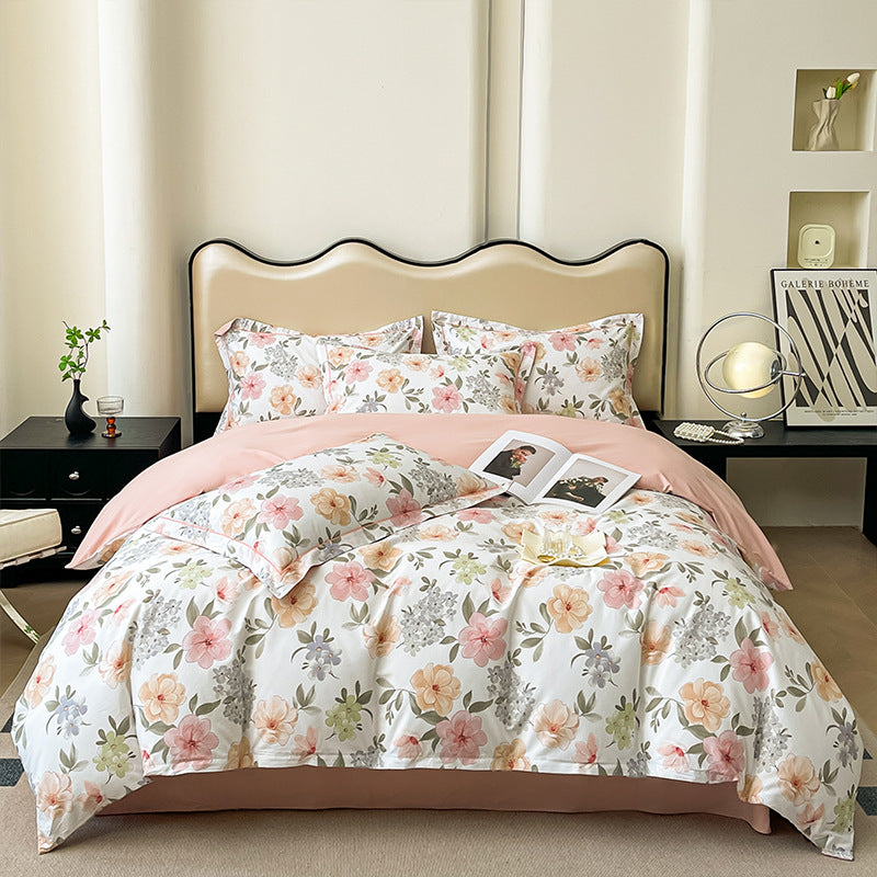 Floral Pattern Duvet Cover Set