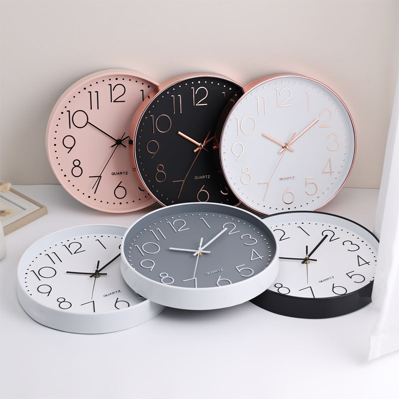Wall clock in minimalist design