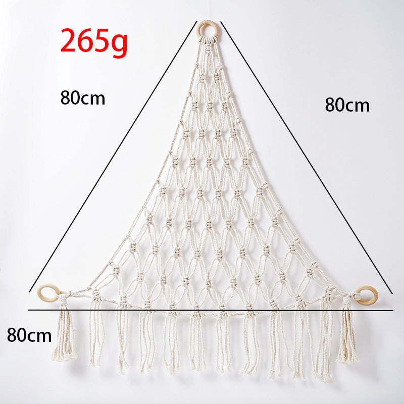 Macramé Decorative Wall Hanging Shelf