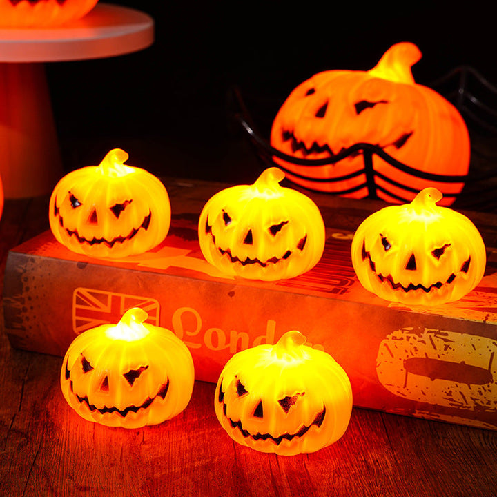 Decorative Halloween light with pumpkin motif