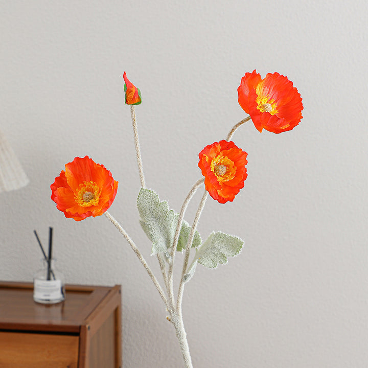Decorative Art Poppy Bouquet
