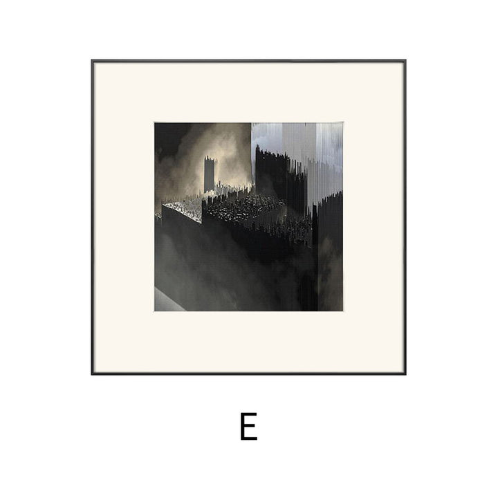 Framed Abstract Landscape Wall Art