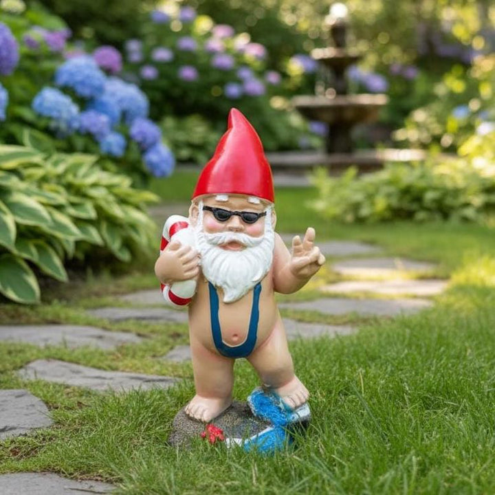 Whimsical Beach Gnome Figurine