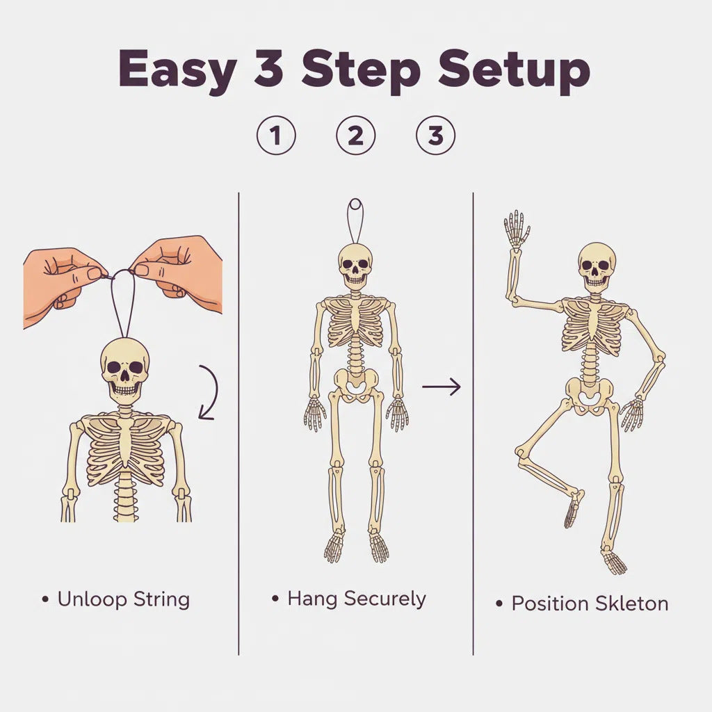 Anatomical teaching skeleton