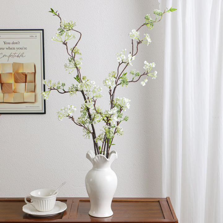 Natural artificial flower branch with detailed flowers