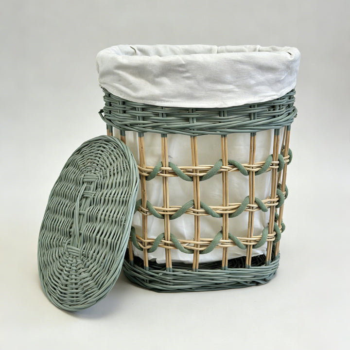 Mood-enhancing laundry basket
