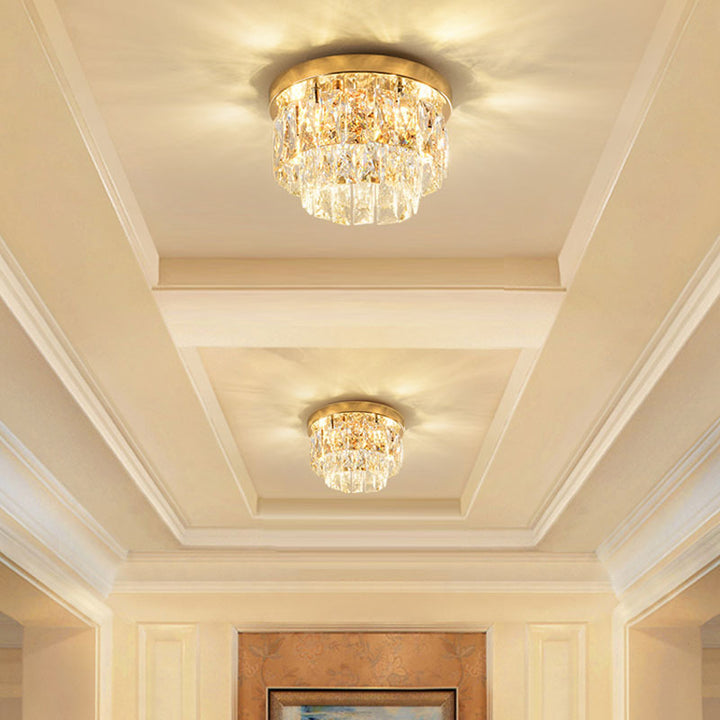 Elegant Crystal Ceiling Light