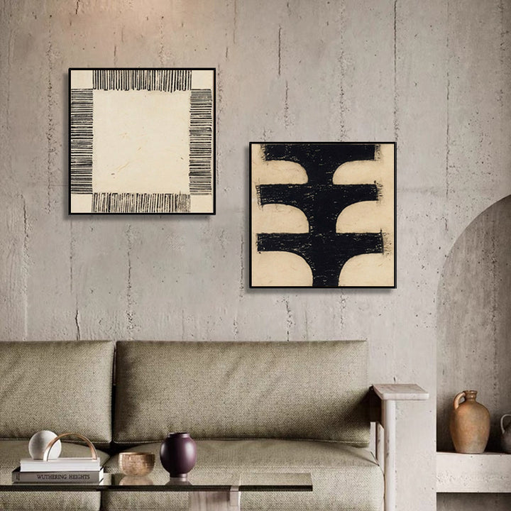 Abstract Textured Canvas Art Print