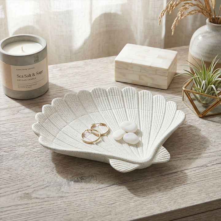 Decorative Shell-Shaped Dish