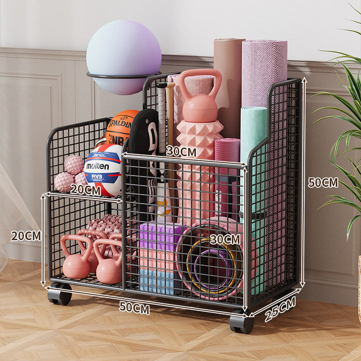 Multi-Level Fitness Equipment Organizer