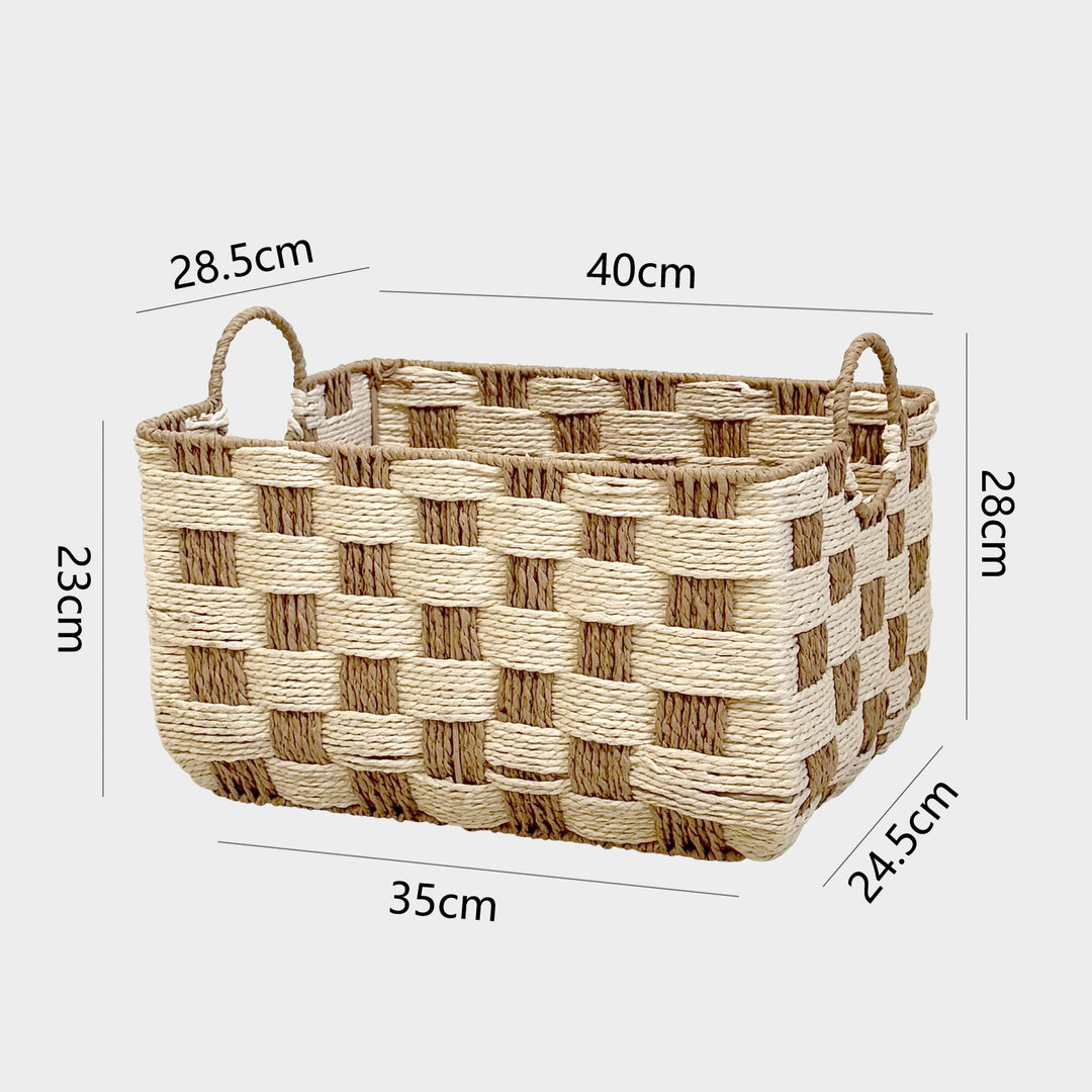 Handwoven storage basket