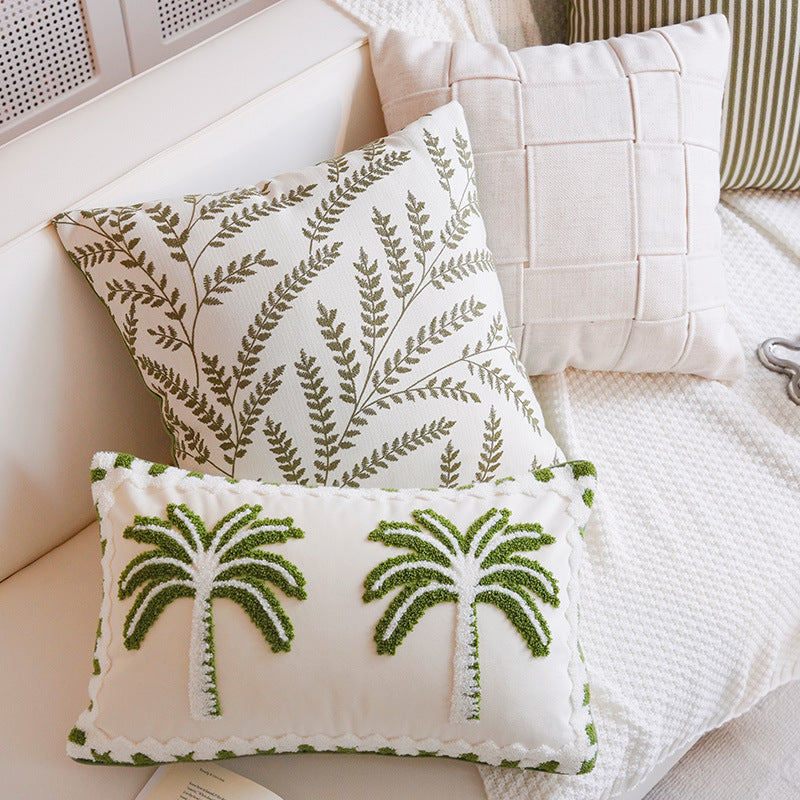 Floral Pattern Decorative Throw Pillow