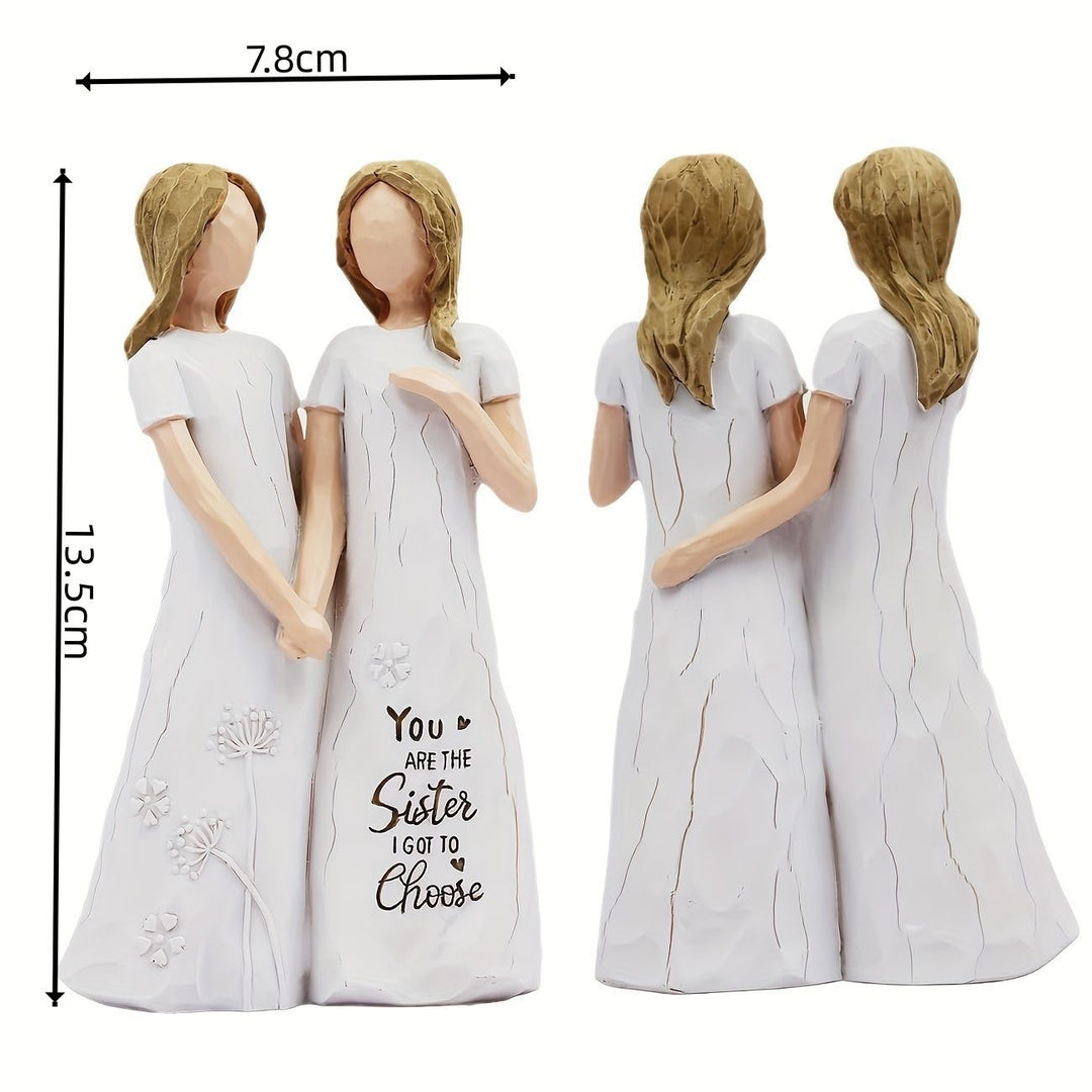 Sister Bonding Figurine