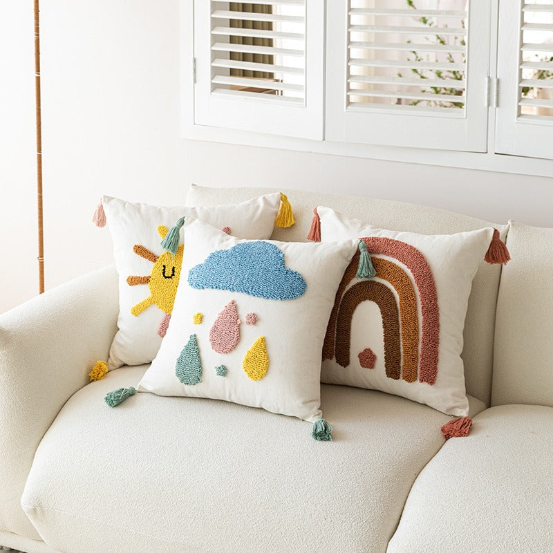 Decorative Sunshine Pattern Pillow