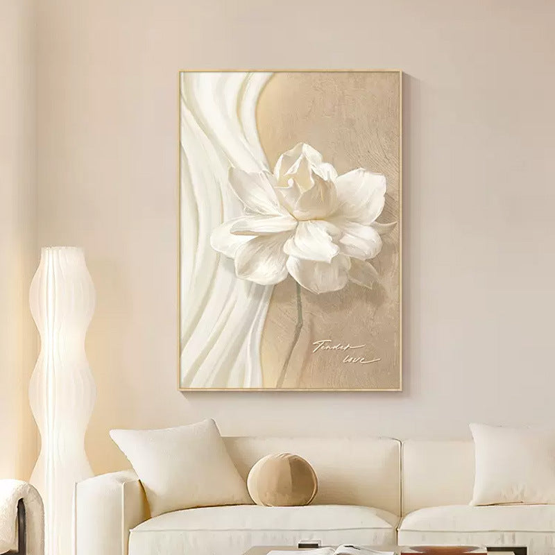 Elegant Floral Relief Artwork