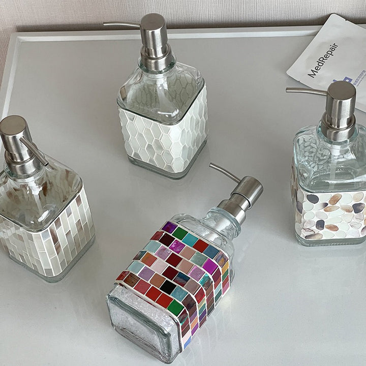 Decorative Liquid Soap Dispenser Set