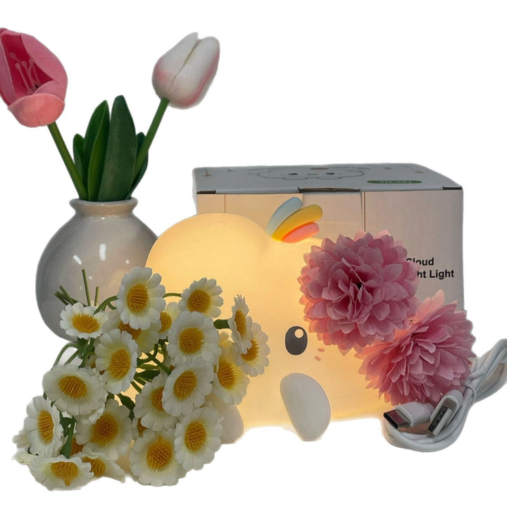 Silicone Sweet Cloud Night Light Table Lamp