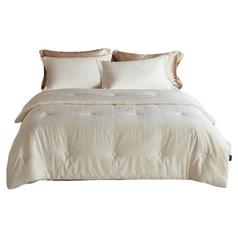 Decorative Luxurious Leaf-Pattern Duvet Cover Set Avarnia