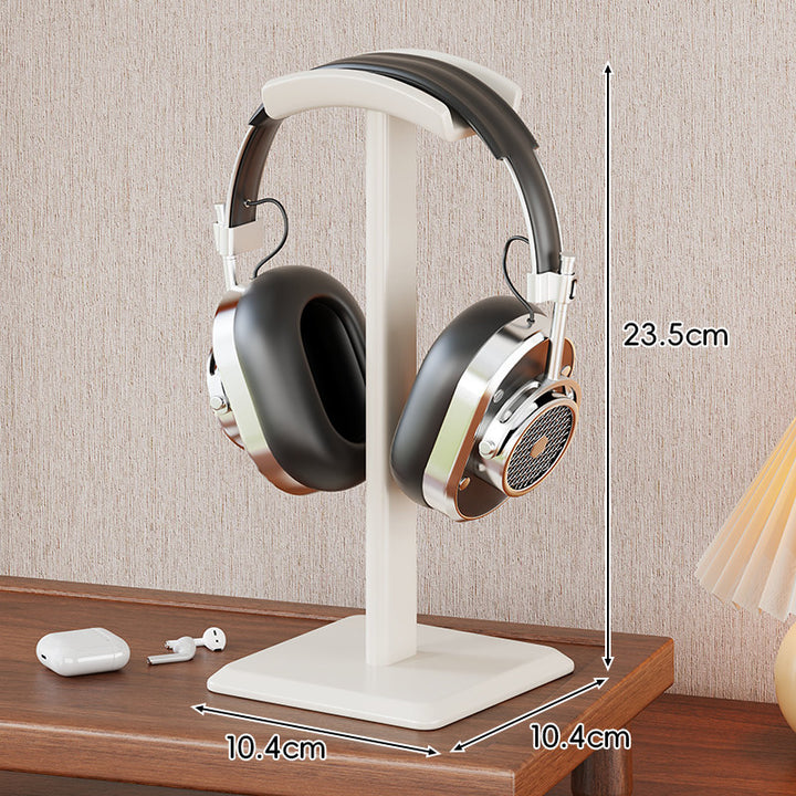 Premium Vertical Headphone and Audio Gear Stand with Cushioned Headrest and Anti-Slip Weighted Base