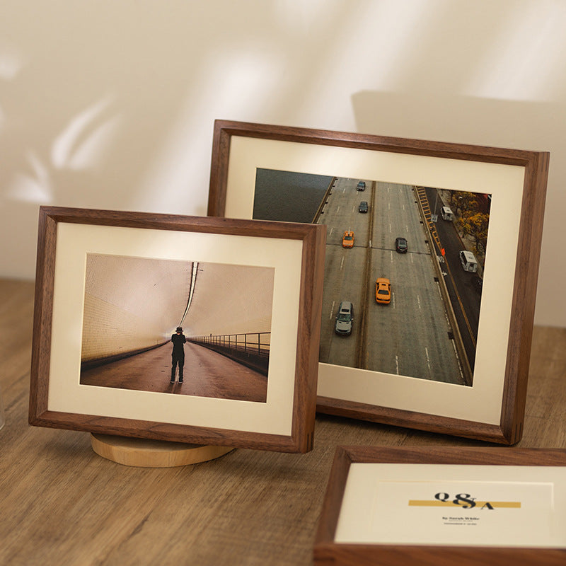 Elegant Wooden Photo Display Frame