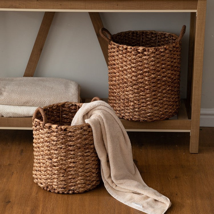 Round Woven Storage Bin
