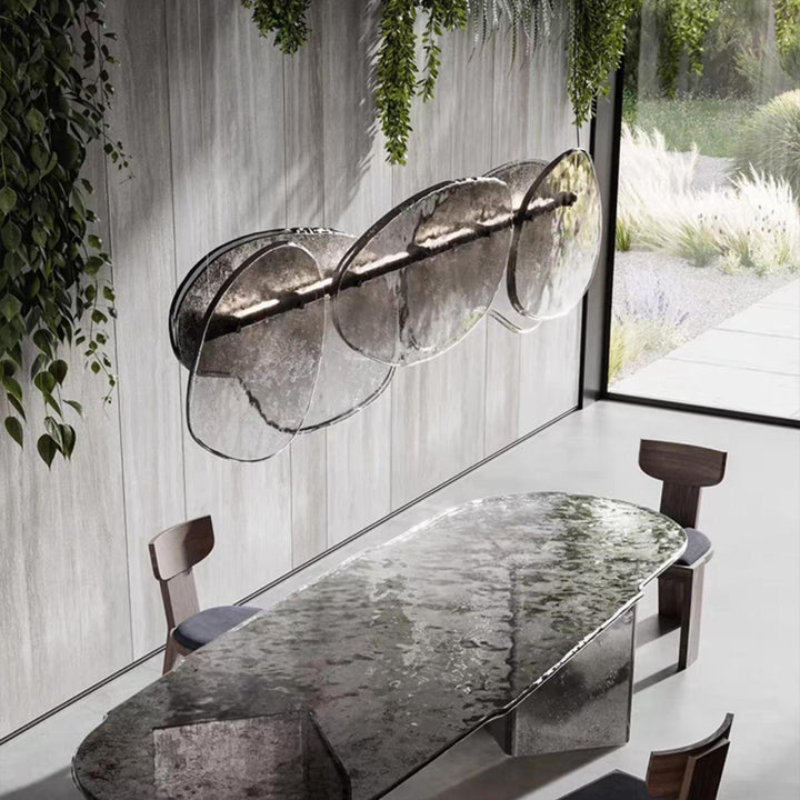 Modern sculptural pendant light