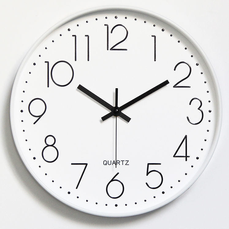 Wall clock in minimalist design