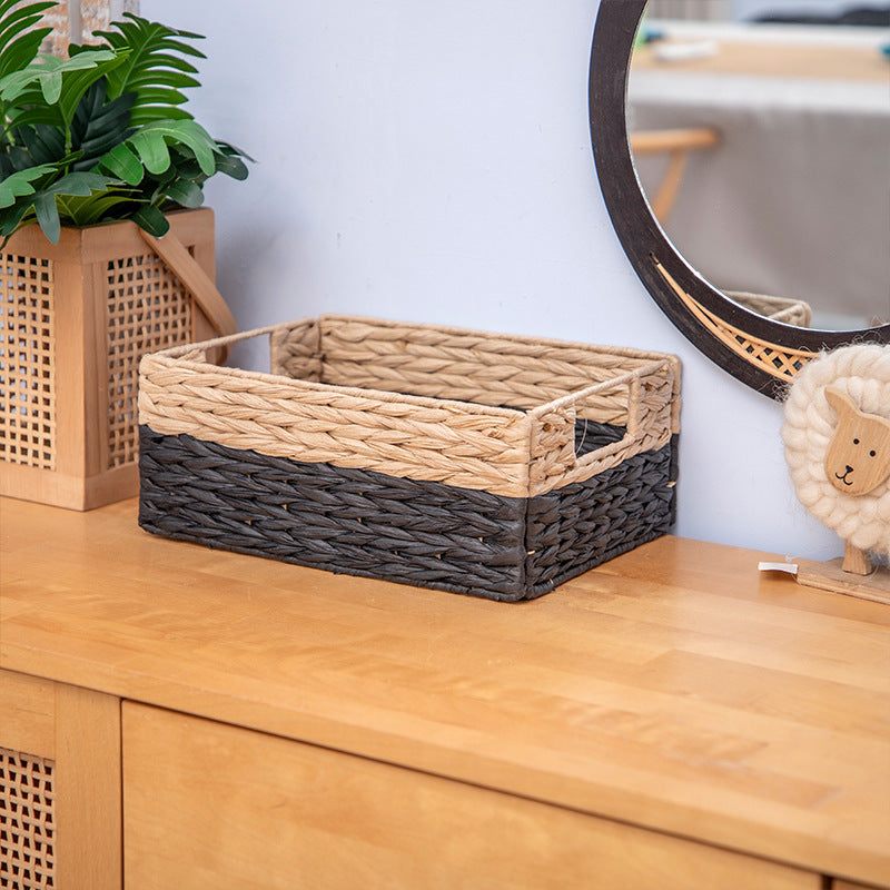 Woven Rectangular Storage Tray