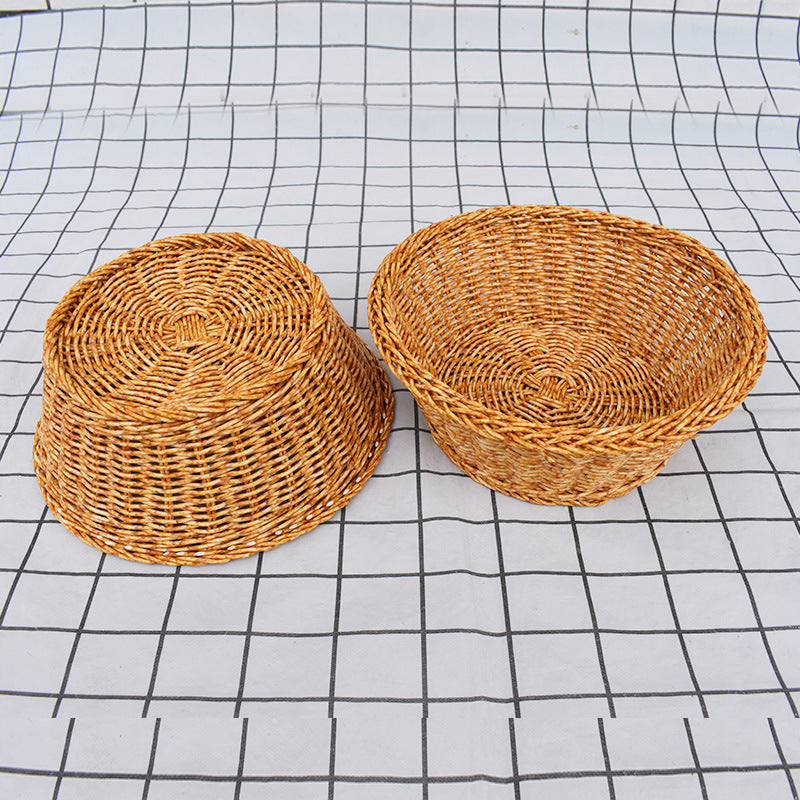 Decorative Handmade Wicker Fruit Bowl
