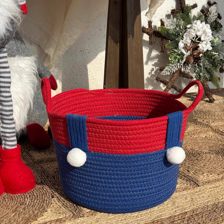 Playful Handmade Storage Basket